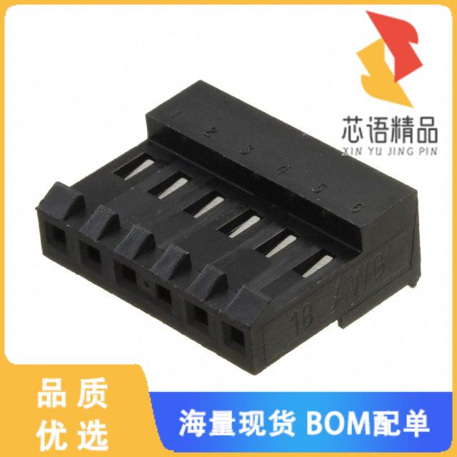 全新3-644860-6原装(CONN RCPT 6POS IDC 18AWG TIN)正品