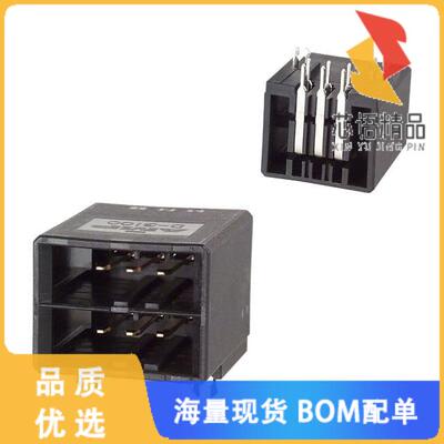 全新1-178137-3原装(CONN HEADER R/A 6POS 3.81MM)正品