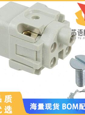 全新1-1103403-1原装(INSERT FEMALE 4POS+1GND SCRE