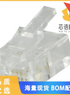 全新A-MO 6/4-F50原装(CONN MOD PLUG 6P4C UNSHIELD