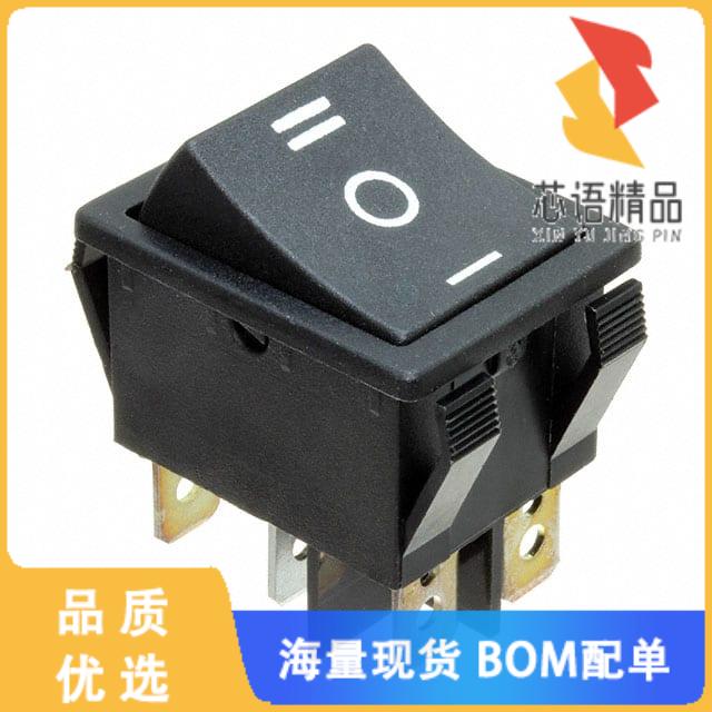 全新R5DBLKBLKBF0原装(SWITCH ROCKER DPDT 15A 125V