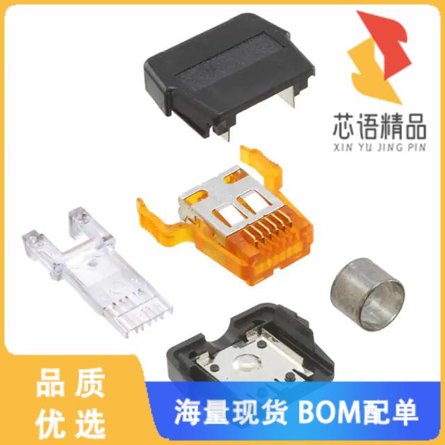 全新SS-310606-3-60原装(CONN MOD PLUG 6P6C SHIELD