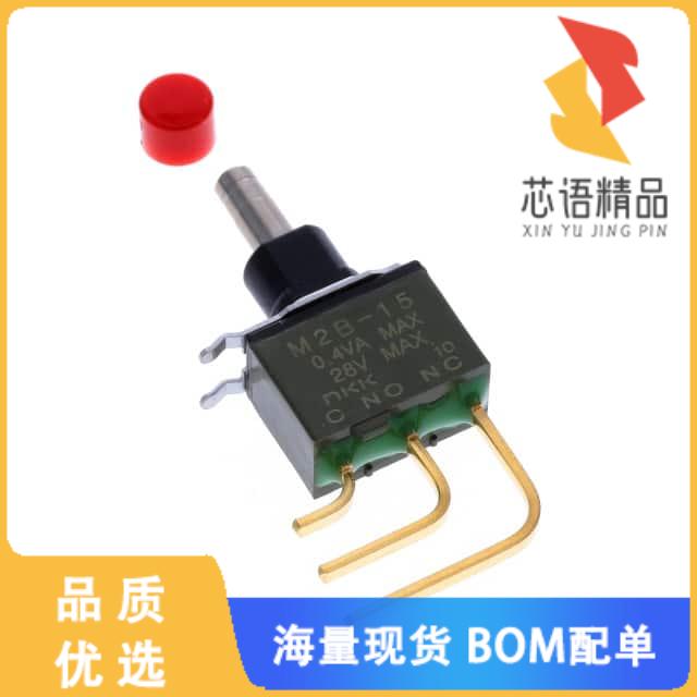 全新M2B15AA5G40-FC原装(SWITCH PUSH SPDT 0.4VA 28