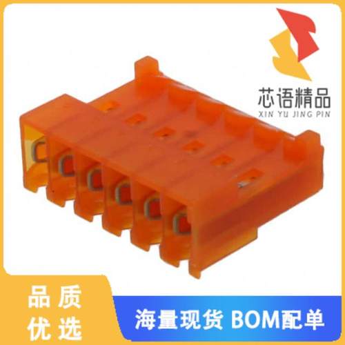 全新3-644460-6原装(CONN RCPT 6POS IDC 18AWG GOLD)正品