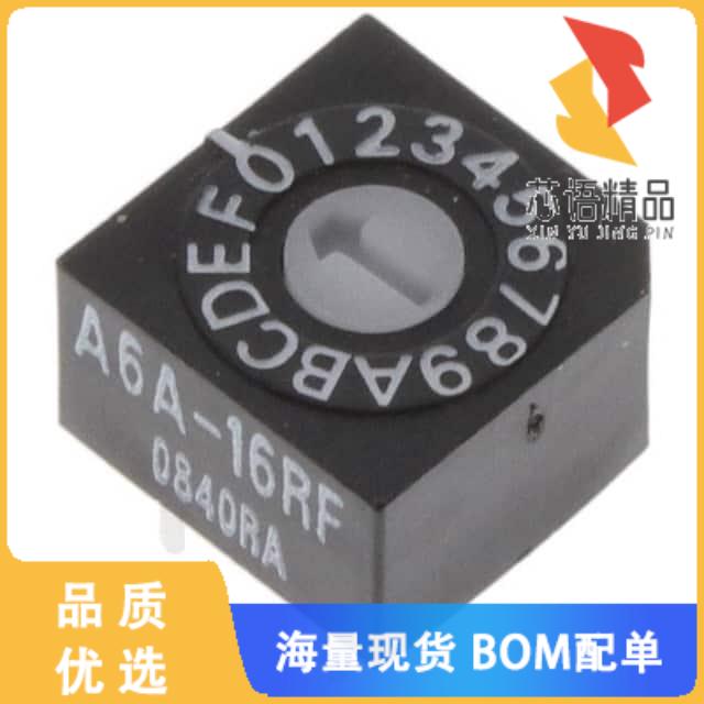 全新A6A-16RF原装(SWITCH ROTARY DIP HEX 100MA 28V)正品