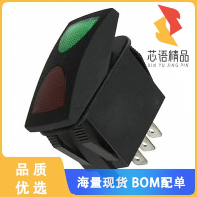 全新GRB292C301BBRG1原装(SWITCH ROCKER SPDT 21A 1