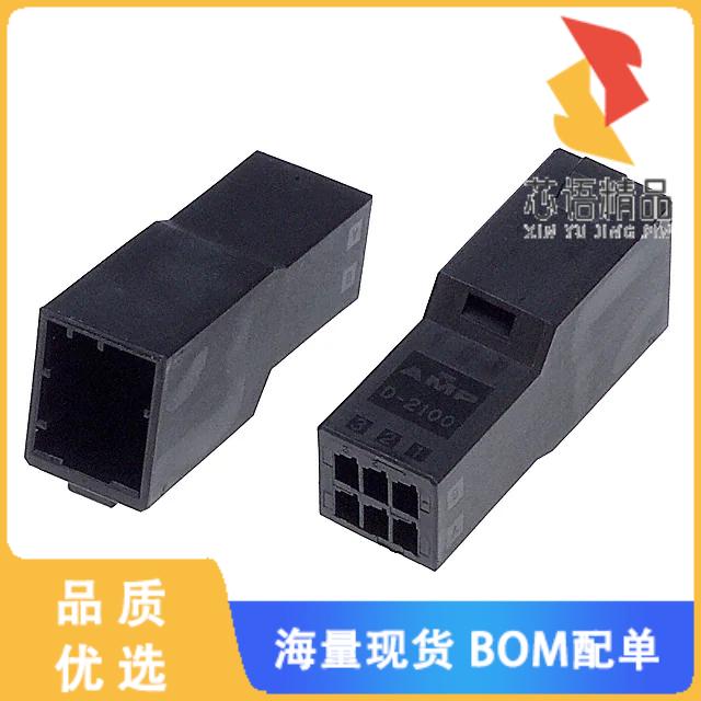 全新1-1318115-3原装(CONN HOUSING TAB 6POS KEY-X)正品