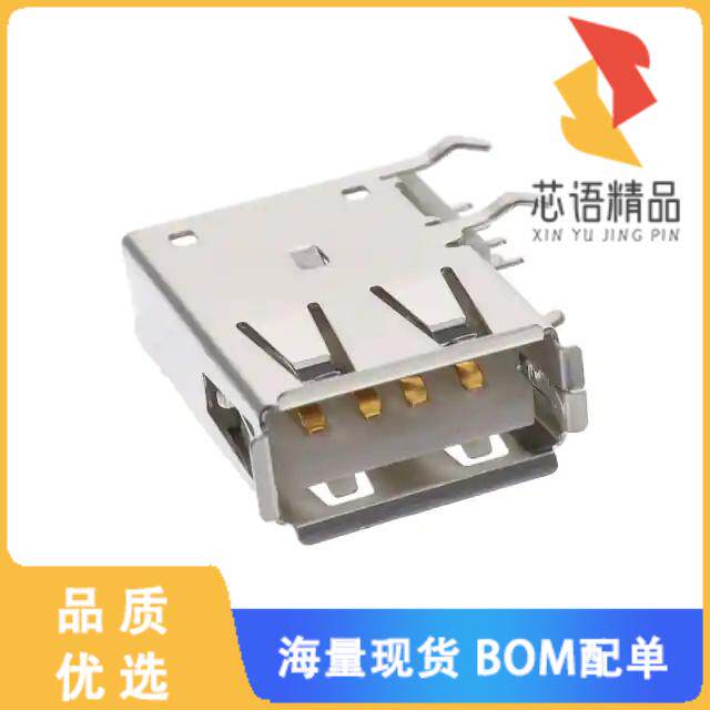 全新KUSBX-SLAS1N-W原装(USB A-TYPE RECEPTACLE SLI