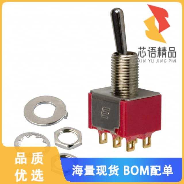 全新100DP1T1B1M1REH原装(SWITCH TOGGLE DPDT 0.4VA