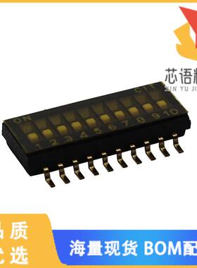 全新KE10RTGR原装(SWITCH SLIDE DIP 10POS 25MA 24V)正品