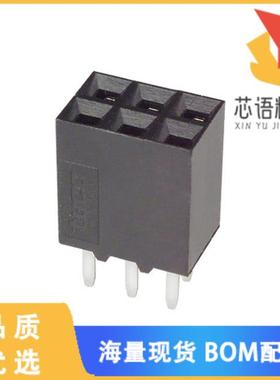 全新534206-3原装(CONN RCPT 6POS 0.1 GOLD PCB)正品