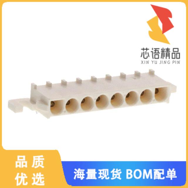 全新1969816-1原装(CONN HEADER R/A 8POS 6.35MM)正品