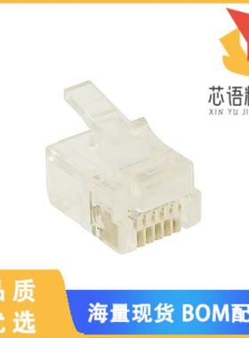 全新A-MO 6/6-F50原装(CONN MOD PLUG 6P6C UNSHIELD