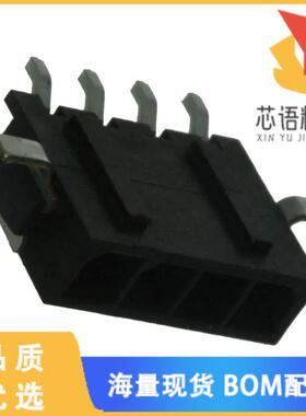 全新2029030-4原装(CONN HEADER SMD R/A 4POS 3MM)正品