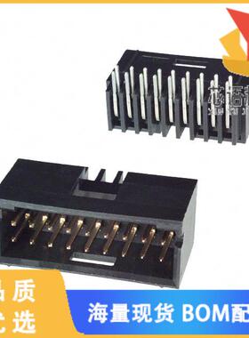 全新5-103166-7原装(CONN HEADER R/A 18POS 2.54MM)正品