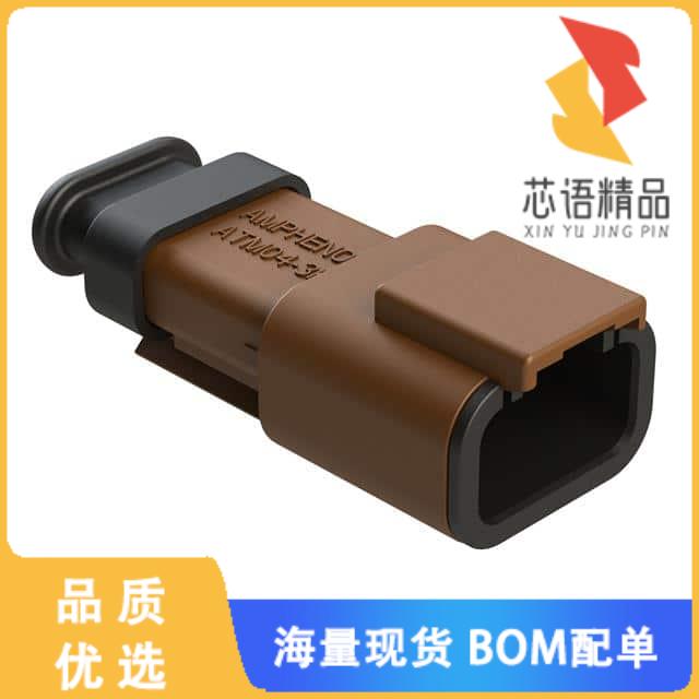 全新ATM04-3P-SR01BN原装(3 POSITION, RECEPTACLE,