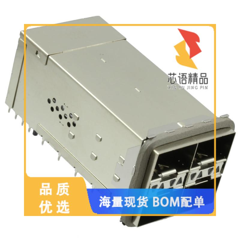 全新2198325-2原装(CONN ZSFP+ RCP W/CAGE 2X2 80P