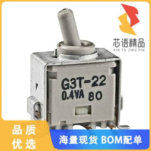 全新G3T22AB原装(SWITCH TOGGLE DPDT 0.4VA 28V)正品