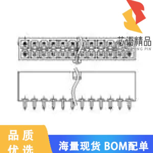 全新4-1775099-8原装(CONN RCPT 24POS 0.165 TIN PC
