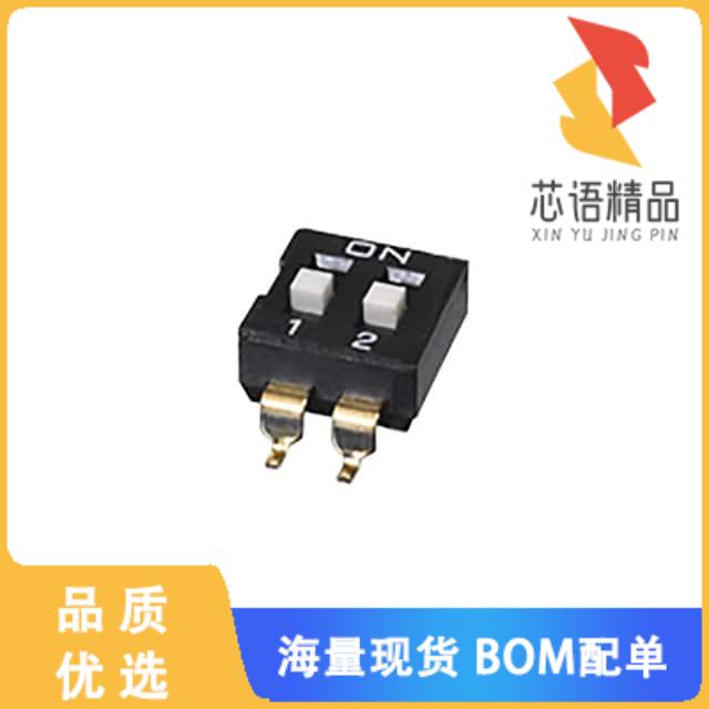 全新DS04-254-1-02BK-SMT原装(DIP SWITCH, SPST, 2.