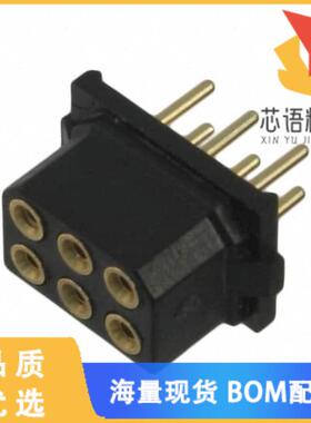 全新M80-8870601原装(CONN RCPT 6POS 0.079 GOLD PC