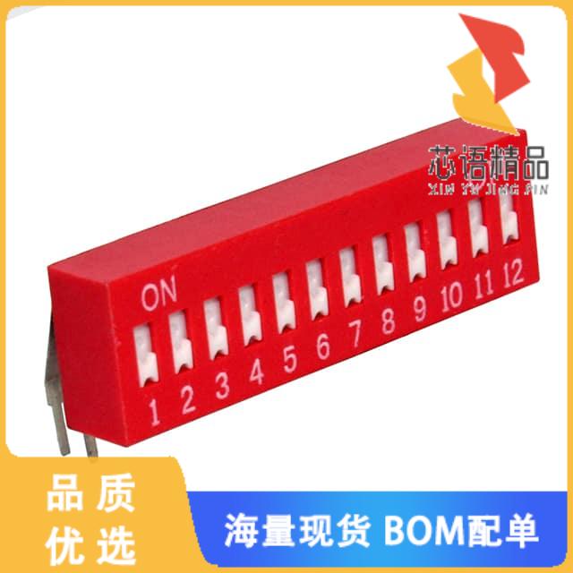 全新KR12R原装(DIP SWITCH DPST 12 POSITION THRO)正品