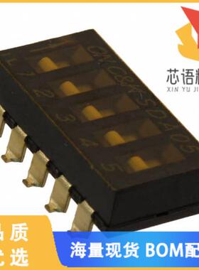 全新SDA05H0SB原装(SWITCH SLIDE DIP SPST 25MA 24V)正品
