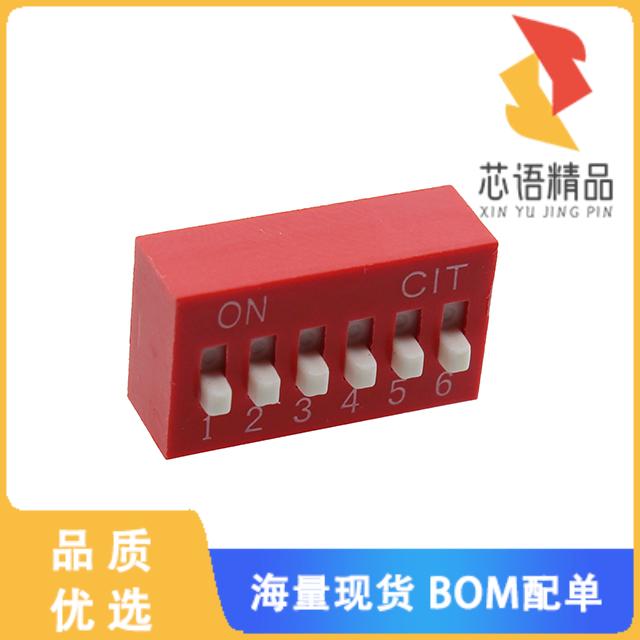 全新KR06E原装(SWITCH SLIDE DIP 6POS 25MA 24V)正品
