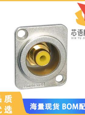 全新ACJD-YEL原装(CONN RCA JACK CHASIS MOUNT YELL