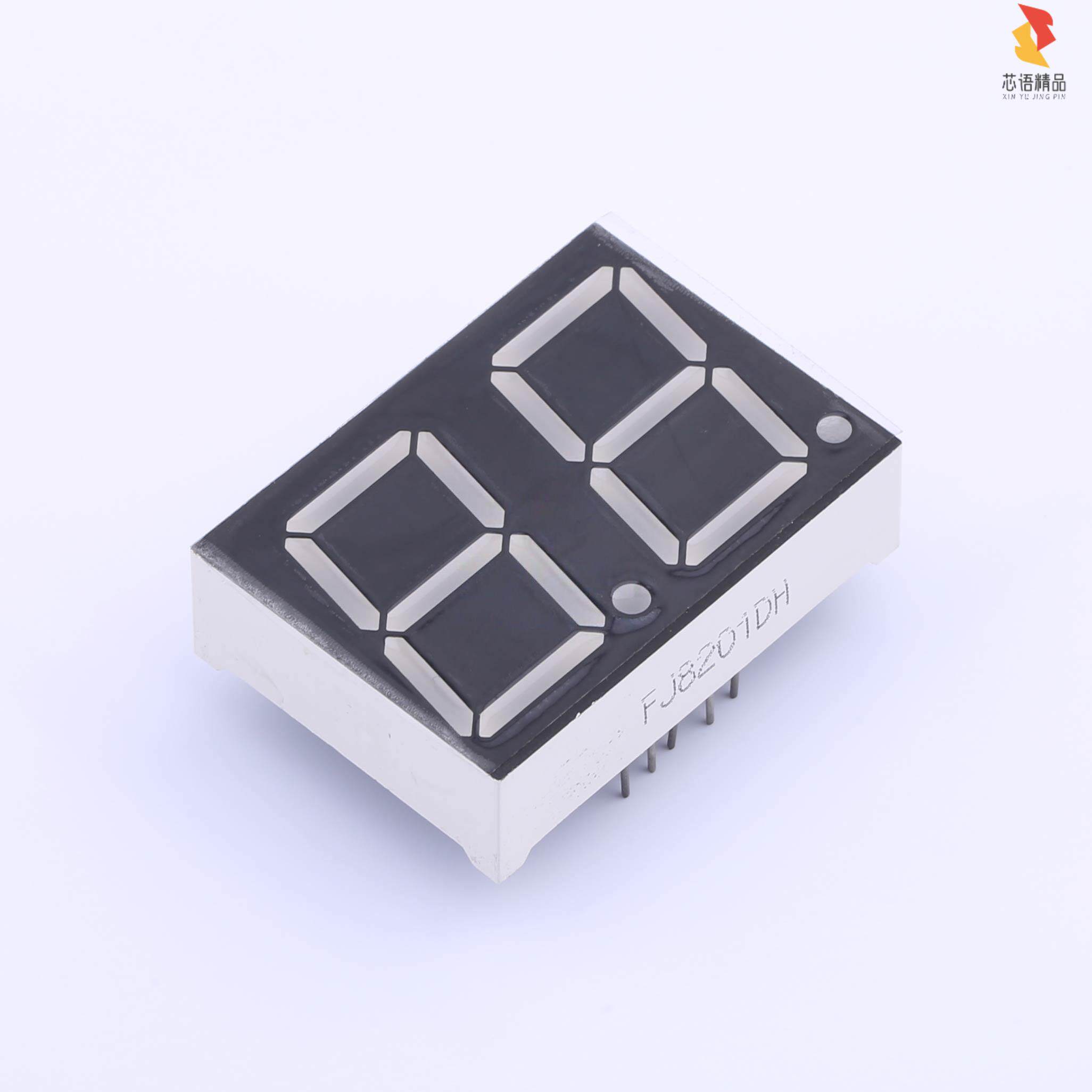 FJ8201DH「2位0.8英寸 共阳 超高红 数码管」使用感如何?