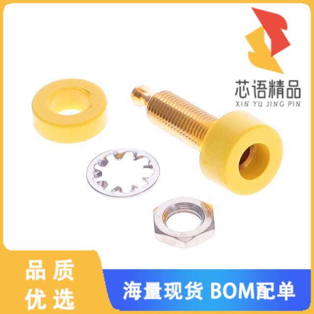 全新2854-4原装(CONN BANANA JACK TURRET YELLOW)正品