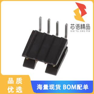 全新78208-204HLF原装(CONN HEADER R/A 4POS 2.54MM)正品