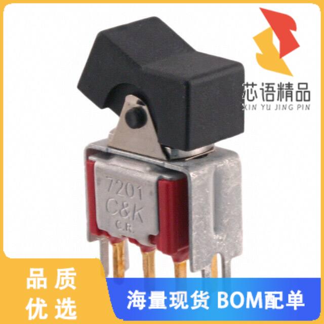 全新7201J1V3BE2原装(SWITCH ROCKER DPDT 0.4VA 20V)正品
