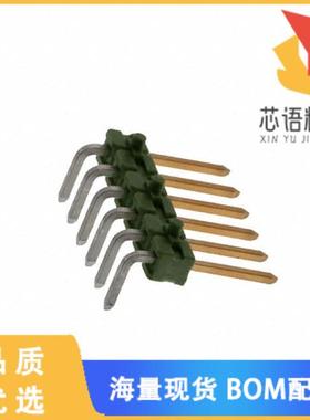 全新825437-6原装(CONN HEADER R/A 6POS 2.54MM)正品