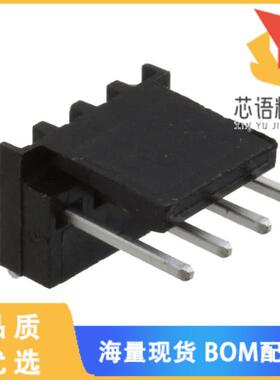 全新3-647630-4原装(CONN HEADER R/A 4POS 2.54MM)正品