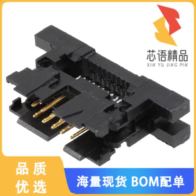 全新5111448-1原装(CONN PLUG 10P IDC 26-28AWG GOL