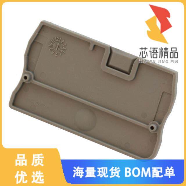 全新3030417原装(CONN TERM BLK END PLATE GRAY)正品