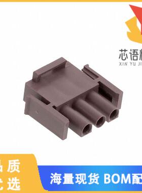 全新1-350766-1原装(CONN PLUG HSG 3POS BROWN)正品