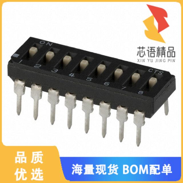 全新209-8MS原装(SWITCH SLIDE DIP SPST 100MA 20V)正品