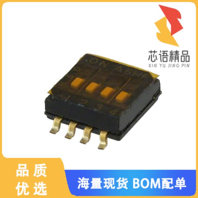 全新A6HF-4102原装(SWITCH SLIDE DIP SPST 25MA 24V)正品