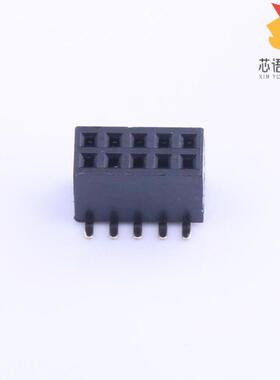 B-2201N10P-B121「排母 间距1.27mm SMD 镀金 10pin(2X5
