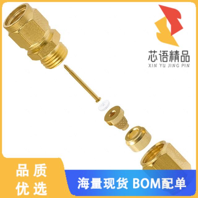 全新142-0203-011原装(CONN SMA PLUG STR 50 OHM SO