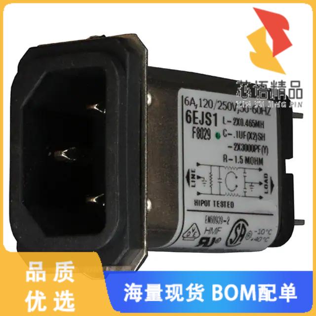 全新1-6609006-2原装(PWR ENT RCPT IEC320-C14 PANE