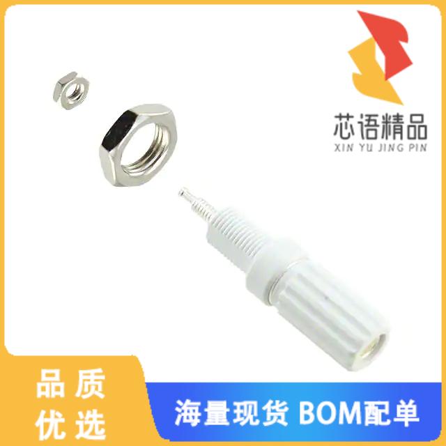 全新111-0101-001原装(CONN BIND POST KNURLED WHIT