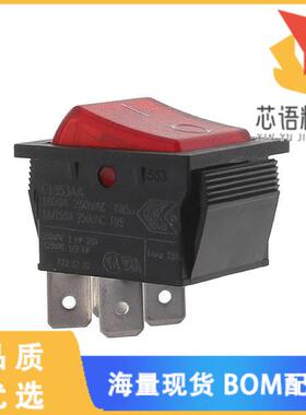 全新C1353AABR2602AW原装(SWITCH ROCKER DPST 20A 2