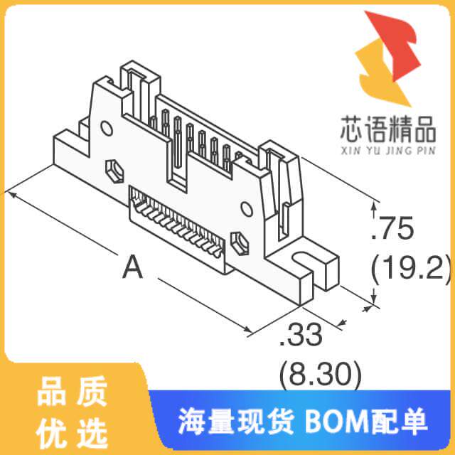 全新AWH 40G-E202-IDC原装(CONN HEADER 40POS IDC G