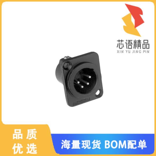 全新AC4MDZB原装(CONN RCPT MALE XLR 4P SOLDER CUP)正品