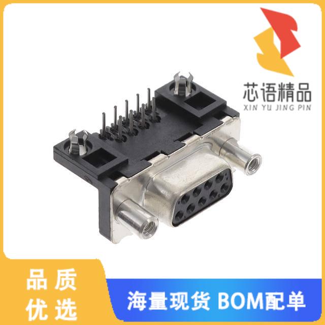 全新D09S23A4GV00LF原装(CONN D-SUB RCPT 9POS R/A