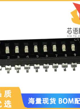 全新219-10MS原装(SWITCH SLIDE DIP SPST 100MA 20V)正品