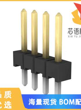 全新4-102972-0-04原装(CONN HEADER VERT 4POS 2.54